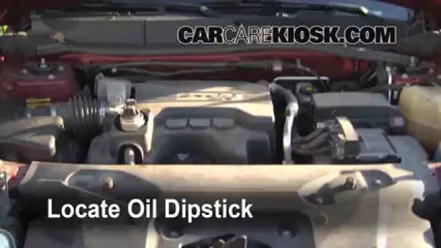 2006 Pontiac Torrent 3.4L V6 Aceite Controlar nivel de aceite